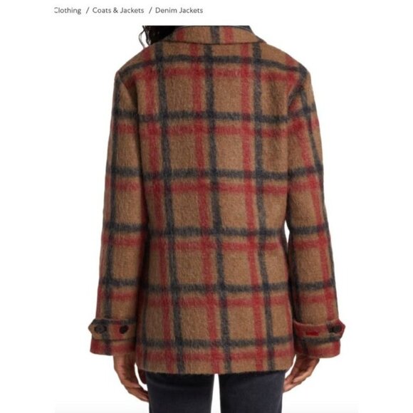 Jonathan Simkhai Standard Denim & Mohair Layered Coat XS - Picture 2 of 7